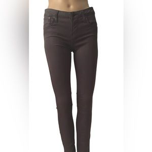 HELMUT LANG Dark Charcoal Skinny Jeans Size 30